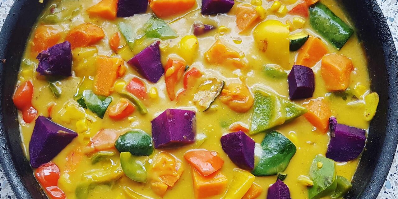 Vegán kókuszos zöldséges curry