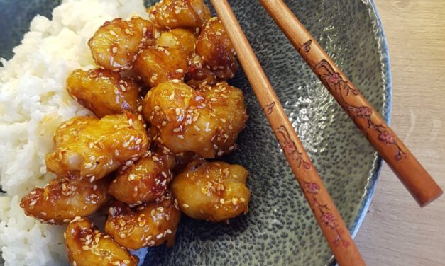 Kínai mézes szezámmagos csirkemell