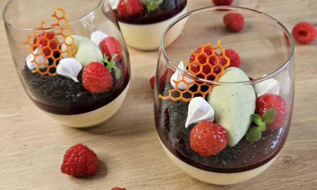 Fehér csokoládés pohárkrém